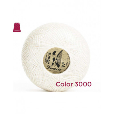 Ovillo perlé Finca 10 gramos - nº 8 (colores lisos) 2