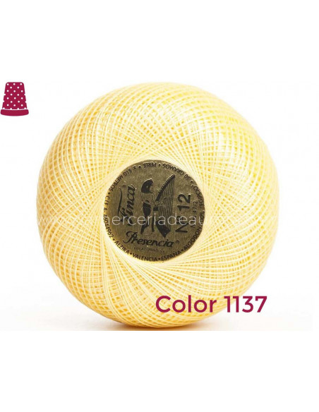 Ovillo perlé Finca 10 gramos - nº 8 (colores lisos)