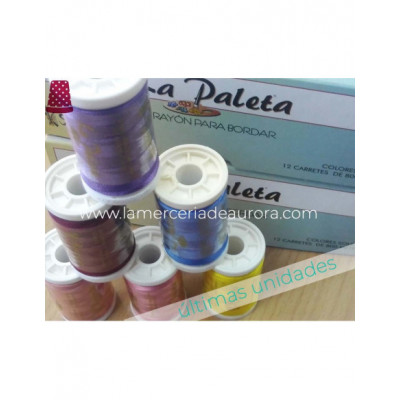Hilo de rayón La Paleta de Hilaturas Presencia - varios...