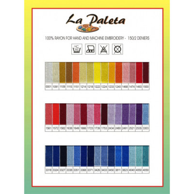 Hilo de rayón La Paleta de Hilaturas Presencia - varios... 2