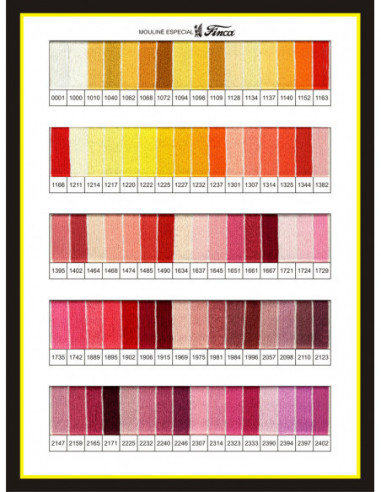 Mouliné Finca colores lisos