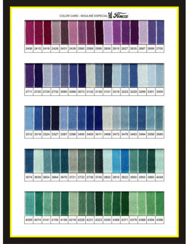 Mouliné Finca colores lisos