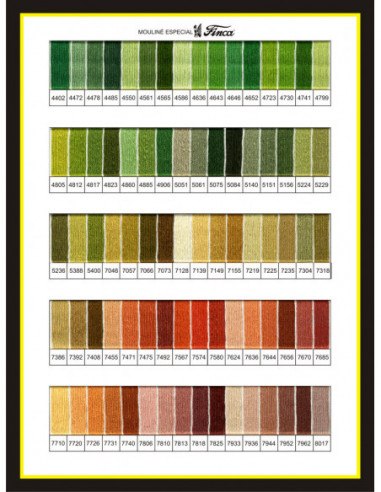 Mouliné Finca colores lisos