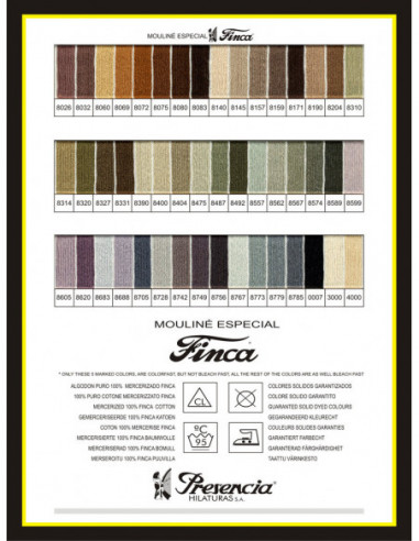 Mouliné Finca colores lisos