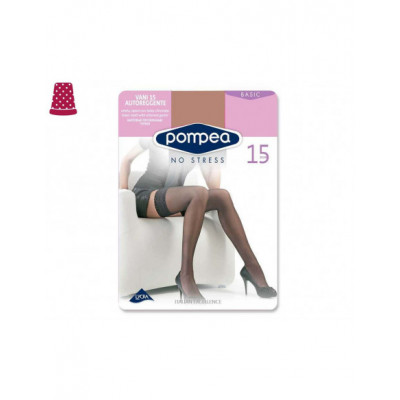 Media con blonda autosostenida 15 DEN de Pompea - varios... 2