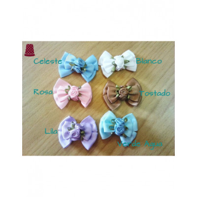 Lazo con flores - varios colores 2