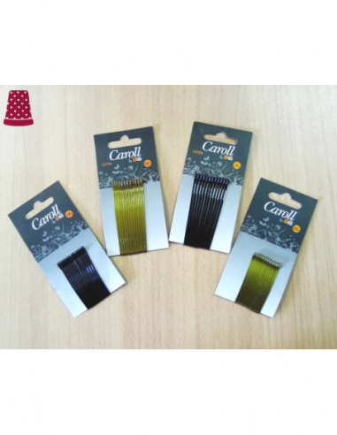 Horquillas con bolita para el pelo (12 uds) -...