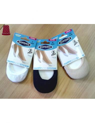 Salvapies algodón (pack 3 pares) de Pompea -...