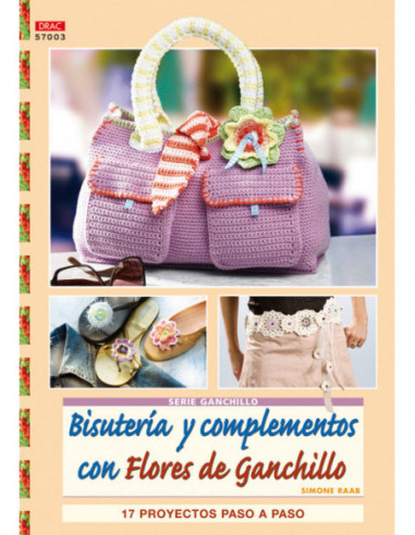 Bisuteria y complementos con flores de ganchillo