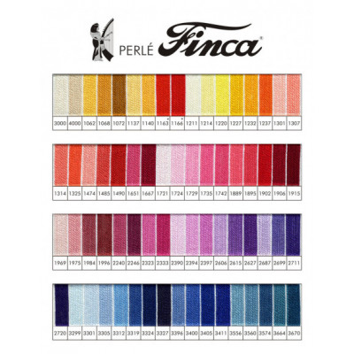 Ovillo Perlé Finca de 50 gramos nº 8 (colores lisos) 2