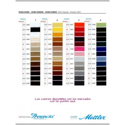Hilo extra-fuerte (bobina 125metros) de Mettler 2