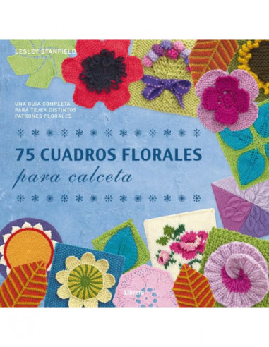 75 cuadros florales para calceta