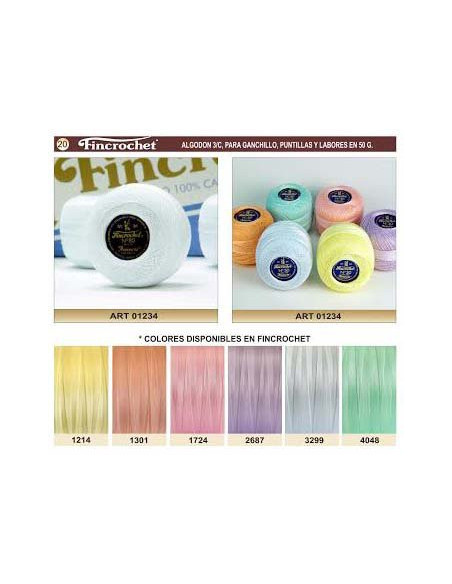 Fincrochet de Hilaturas Presencia - varios colores