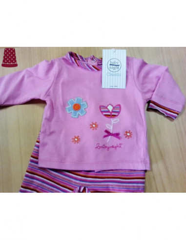 Conjunto bebé entretiempo Florecitas de Baby Night