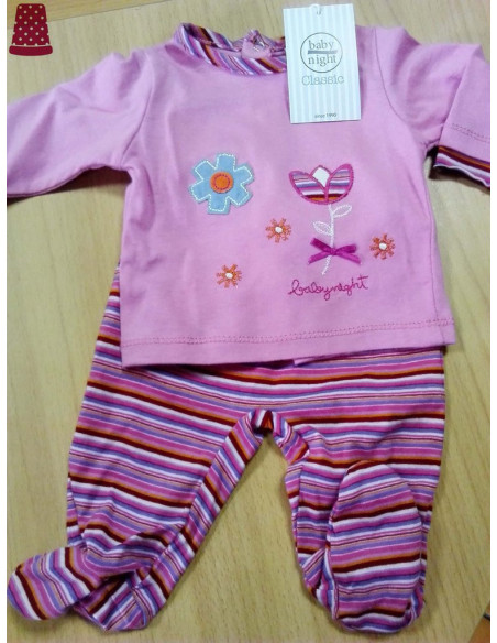 Conjunto bebé entretiempo Florecitas de Baby Night