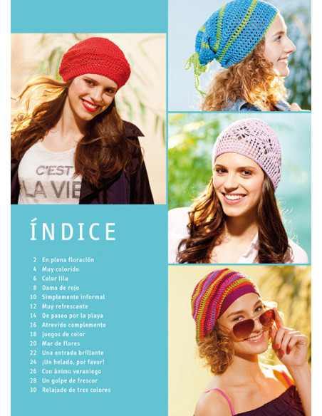 Gorros de Ganchillo para días soleados de Editorial Drac