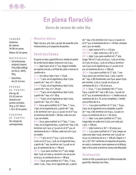 Gorros de Ganchillo para días soleados de Editorial Drac