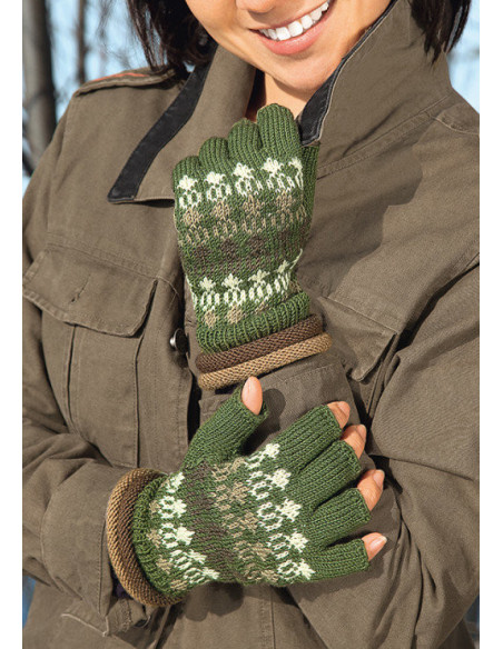 Guantes, manoplas y mitones de Punto