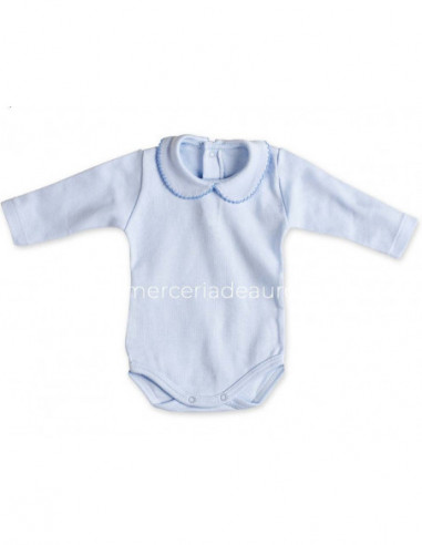 Body bebé cuello diente de rata 19013 de Calamaro - varios colores