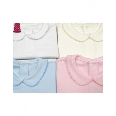 Body bebé cuello diente de rata 19013 de Calamaro -... 2