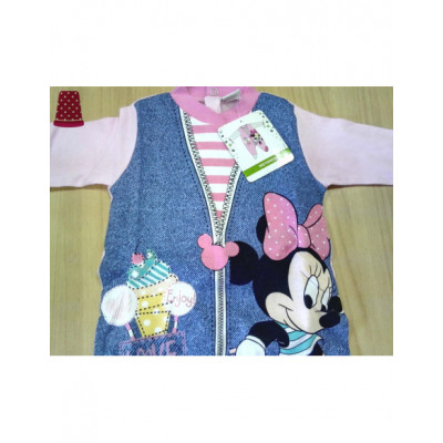 Pelele Bebé Rosa Minnie