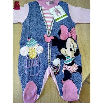 Pelele Bebé Rosa Minnie 2