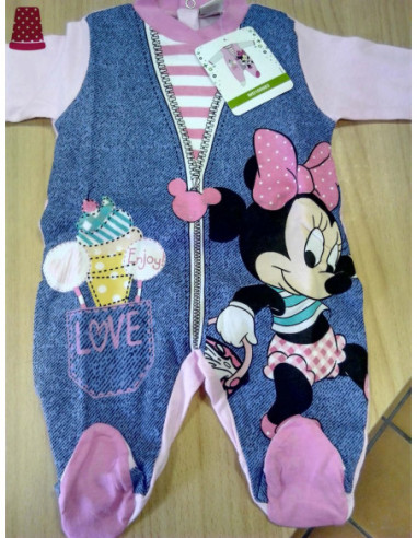 Pelele Bebé Rosa Minnie