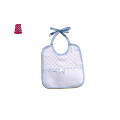 Babero para bordar Lacito - varios colores