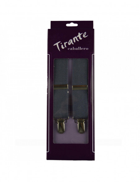 Tirantes clásicos de caballero con pinza - varios colores