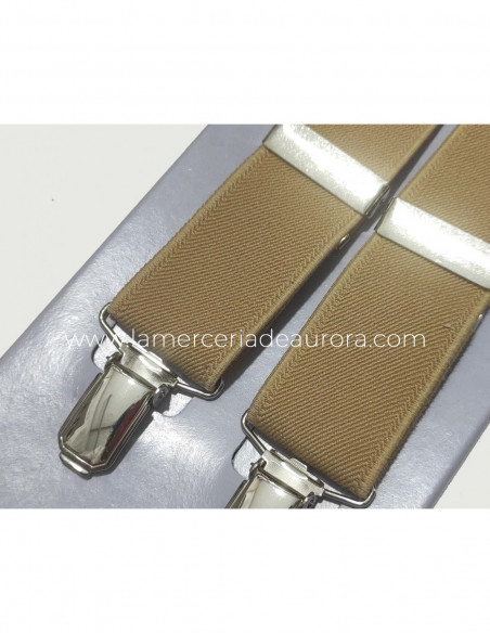 Tirantes clásicos de caballero con pinza - varios colores