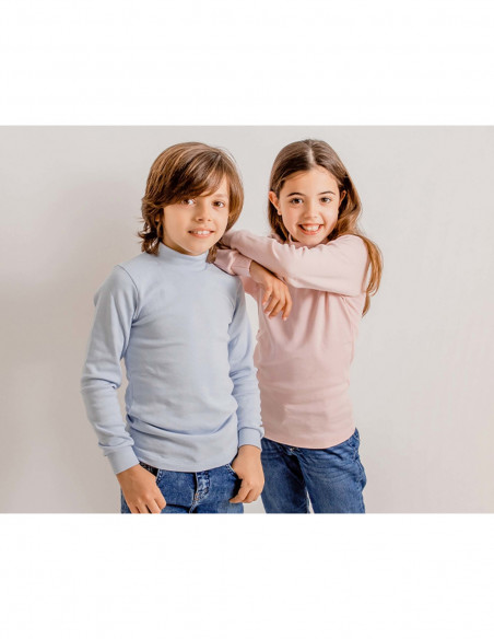 Camiseta manga larga cuello semicisne de Calamaro - varios colores