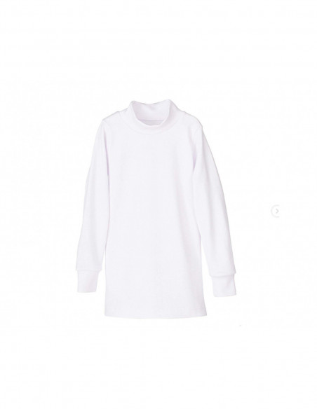 Camiseta cuello semicisne de Calamaro en blanco