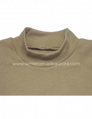 Camiseta cuello semicisne de Calamaro - CAMEL