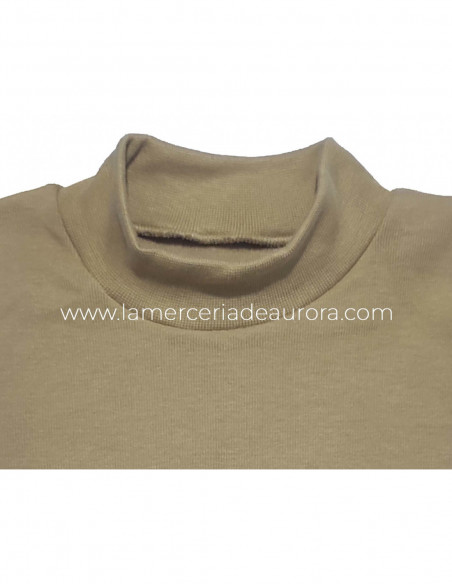 Camiseta cuello semicisne de Calamaro - CAMEL