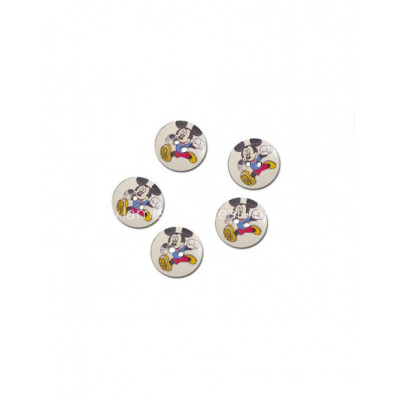 Botones de madera Mickey Mouse