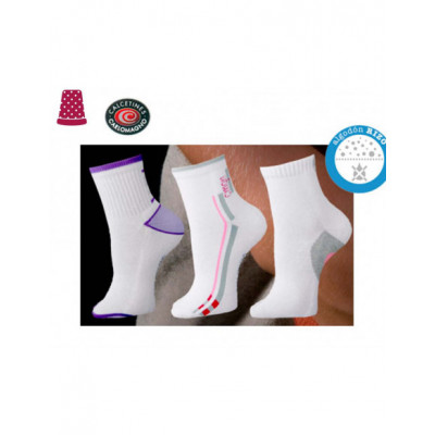 Calcetín deportivo con rizo en la planta de Carlomagno -...