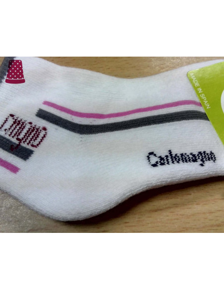 Calcetín deportivo con rizo en la planta de Carlomagno - varios colores