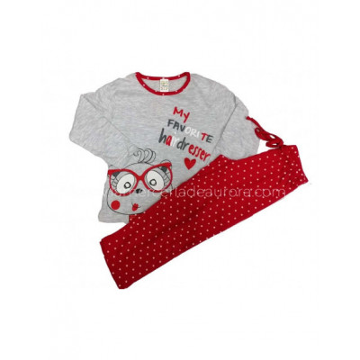 Pijama niña entretiempo My favorite hairdresser de Tobogán