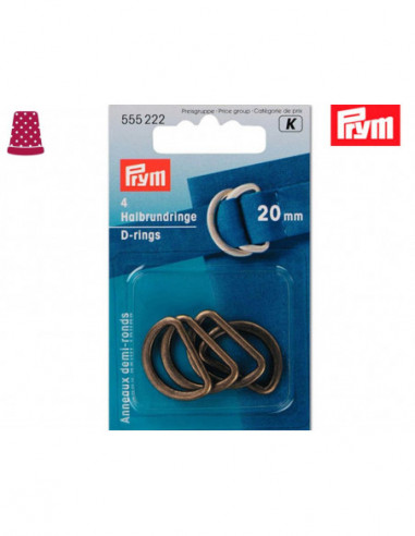 Anilla medio punto de Prym - varios colores