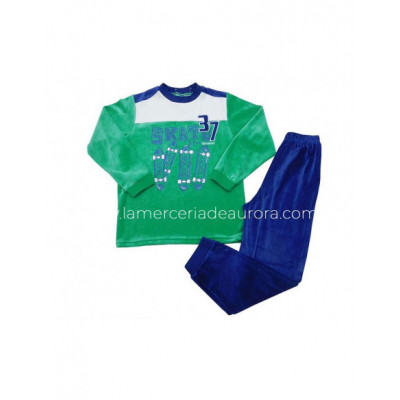 Pijama invierno tundosado niño Skate de Kinanit