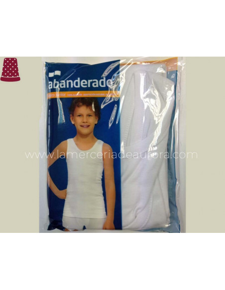 Camiseta sport algodón sin costuras niño 301 de Abanderado