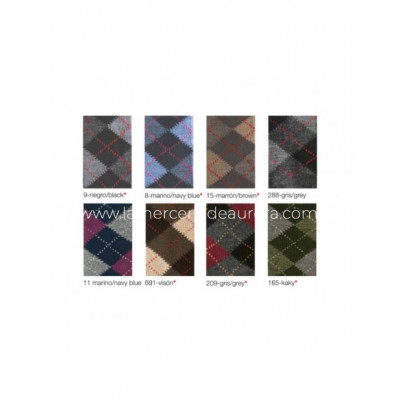 Calcetín caballero rombos intarsia 51 de Carlomagnoo 2