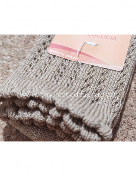 Calcetín infantil perlé corto calado 1801 de Carlomagno - varios colores