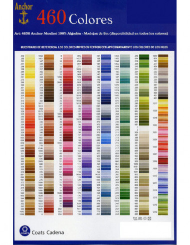 Mouliné Anchor - colores lisos