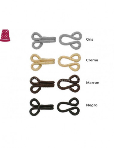 Corchete peletero - varios colores