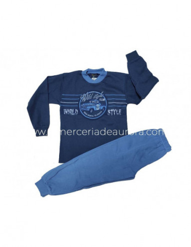 Pijama largo junior invierno 7901 de Asman