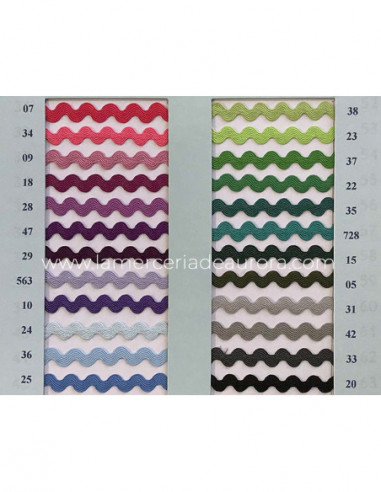 Ondulina (piquillo) 14mm de Rincotex - varios...