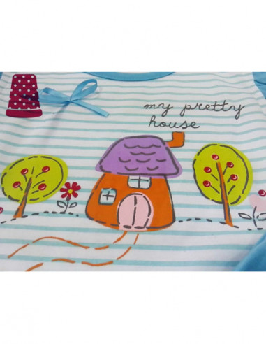 Pijama corto niña My Pretty House - varios colores