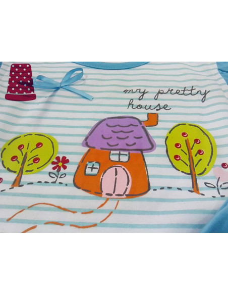 Pijama corto niña My Pretty House - varios colores