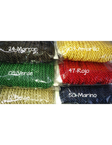 Cordón seda (grosor 55mm) - varios colores